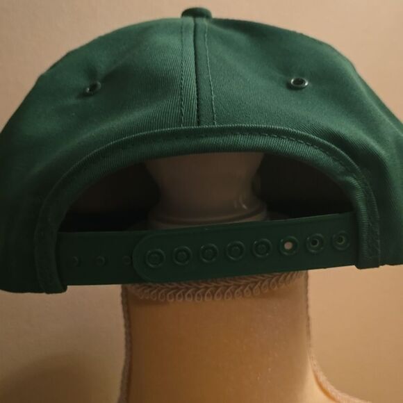 Vintage‎ Pioneer Seed Green Cap White Braid Snap Back Never worn - Picture 4 of 4